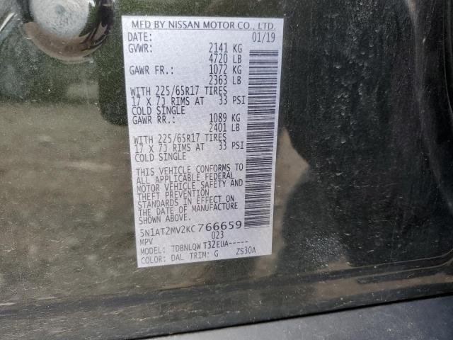 2019 NISSAN ROGUE S - 5N1AT2MV2KC766659