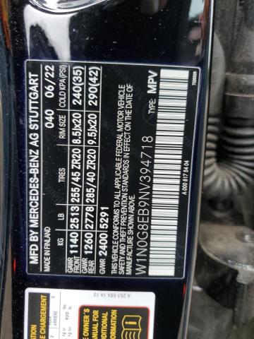 2022 MERCEDES-BENZ GLC 300 4M - W1N0G8EB9NV394718