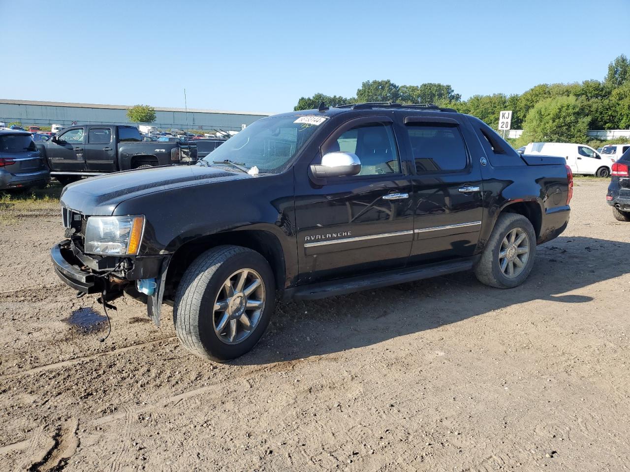 CHEVROLET AVALANCHE 2013 black  flexible fuel 3GNTKGE79DG326555 photo #1