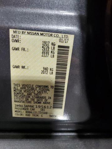 2017 NISSAN ALTIMA 2.5 - 1N4AL3AP4HC195612