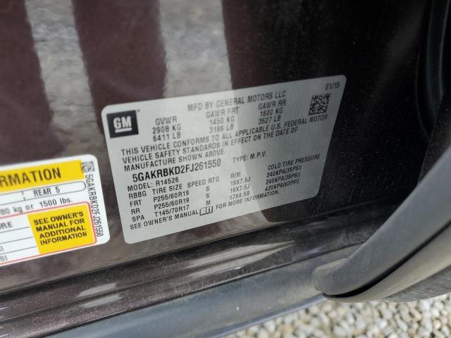 2015 BUICK ENCLAVE - 5GAKRBKD2FJ261550