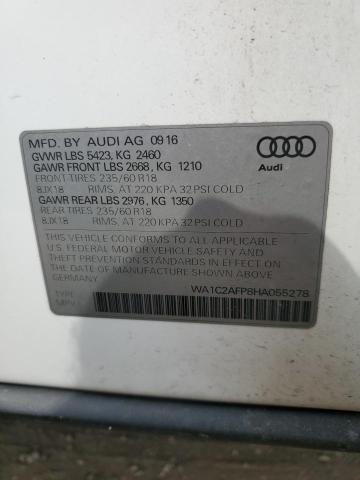 VIN WA1C2AFP8HA055278 2017 Audi Q5, Premium no.13