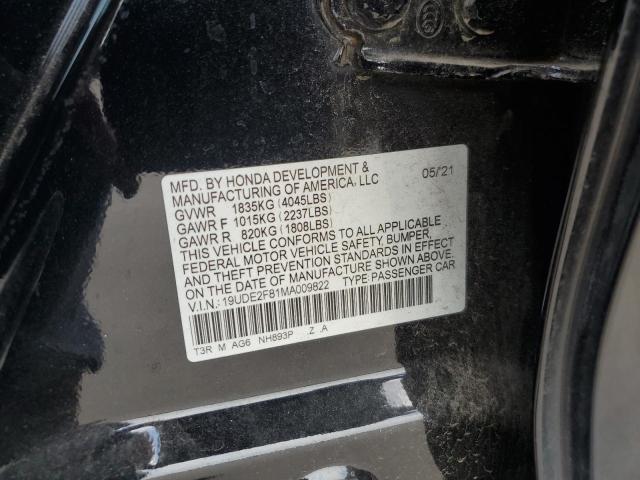 2021 ACURA ILX PREMIU - 19UDE2F81MA009822