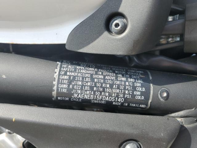 2015 KAWASAKI EN650 B JKAENEB15FDA05140