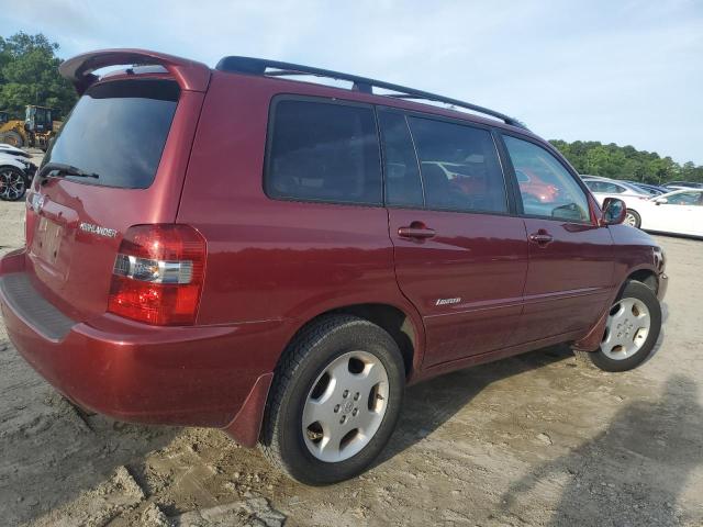 TOYOTA HIGHLANDER 2007 burgundy  gas JTEEP21A070222077 photo #4