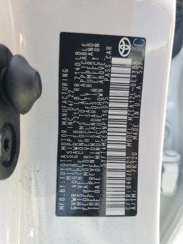 2022 TOYOTA COROLLA XS - 5YFT4MCE9NP116035