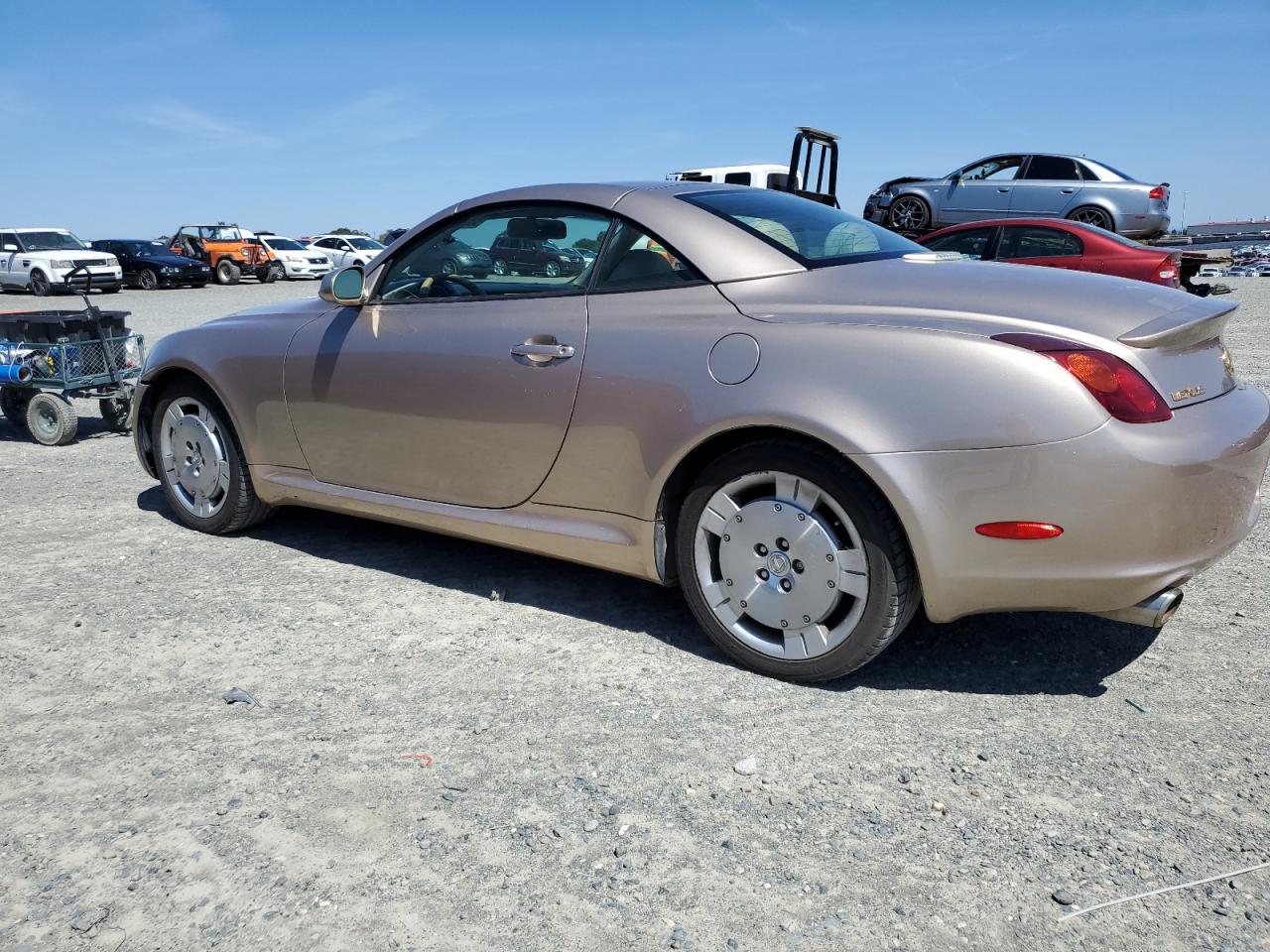 LEXUS SC 430 2003 gold converti gas JTHFN48Y630036162 photo #3