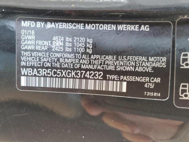 VIN WBA3R5C5XGK374232 2016 BMW 4 Series, 435 XI no.13