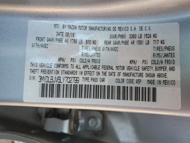 2020 TOYOTA YARIS LE 3MYDLBJV6LY702799