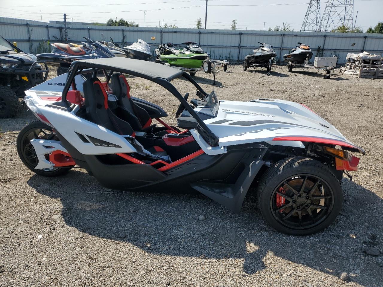 POLARIS SLINGSHOT 2023 white  gas 57XAALHB1P8160819 photo #1