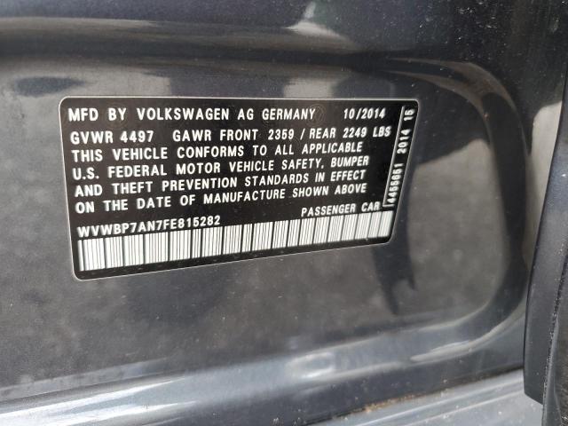 2015 VOLKSWAGEN CC SPORT - WVWBP7AN7FE815282