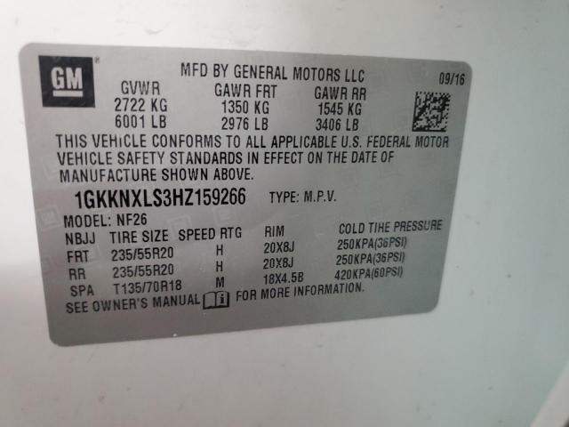 2017 GMC ACADIA DEN - 1GKKNXLS3HZ159266