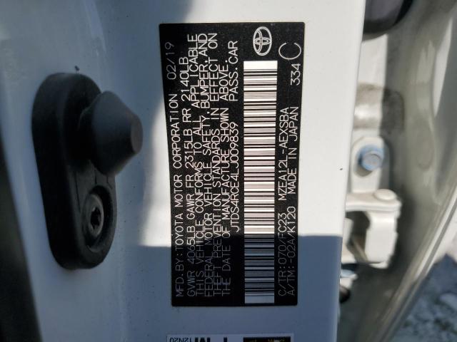 2020 TOYOTA COROLLA SE JTDS4RCE4LJ009839