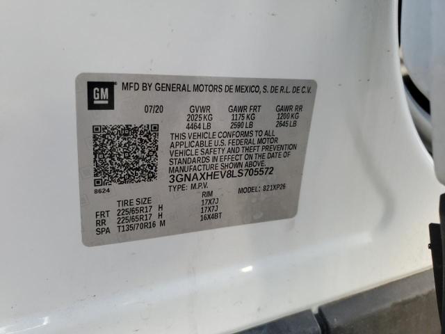 2020 CHEVROLET EQUINOX LS - 3GNAXHEV8LS705572