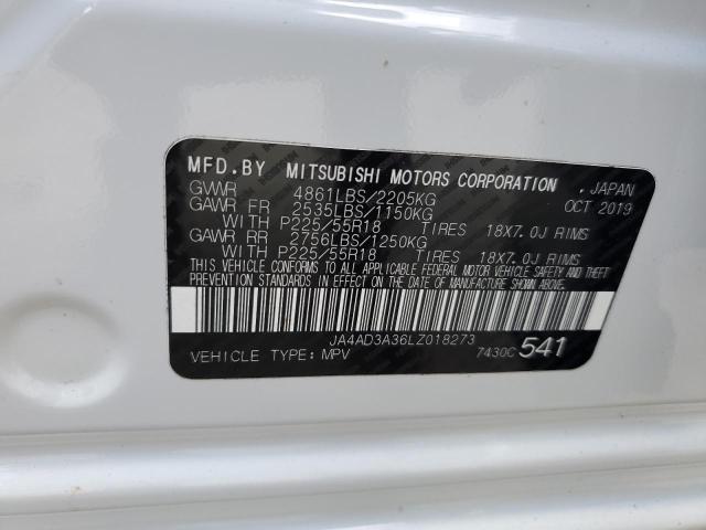 2020 MITSUBISHI OUTLANDER - JA4AD3A36LZ018273