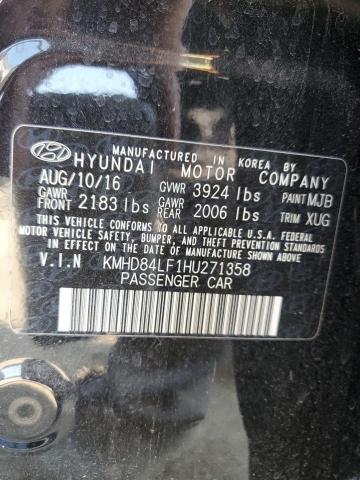 2017 HYUNDAI ELANTRA SE - KMHD84LF1HU271358