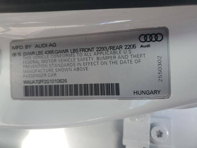 2016 AUDI A3 PREMIUM - WAUA7GFF2G1010826