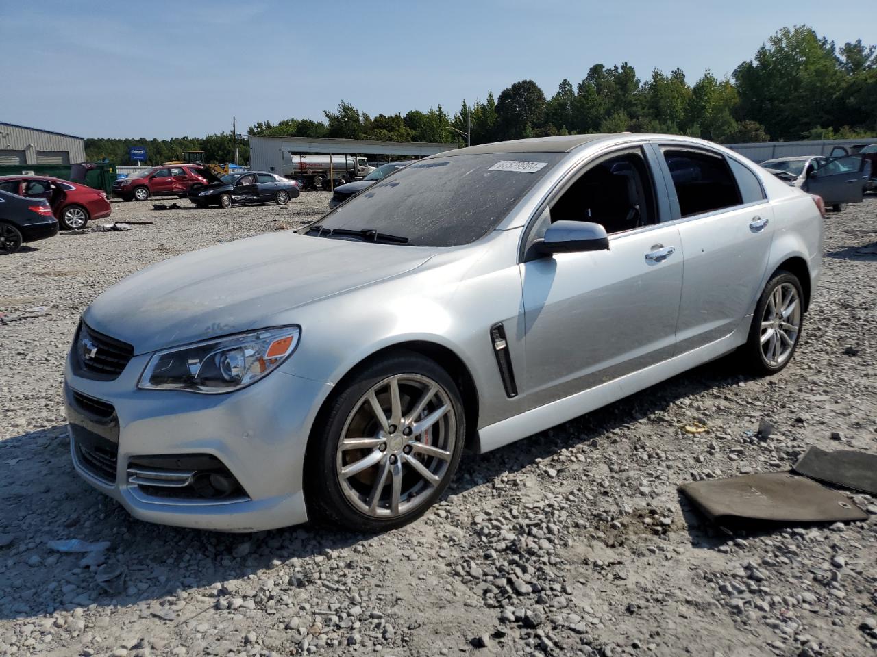 CHEVROLET SS 2015 silver sedan 4d gas 6G3F15RW3FL102236 photo #1