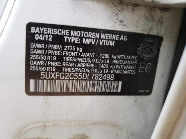 VIN 5UXFG2C55DL782498 2013 BMW X6 no.12