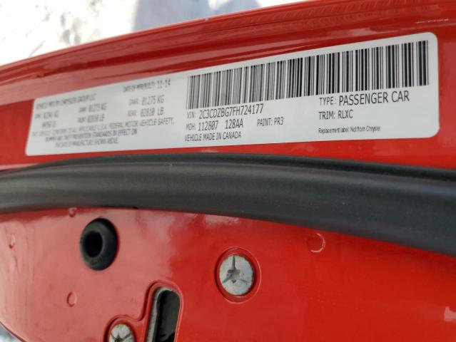 2015 DODGE CHALLENGER - 2C3CDZBG7FH724177