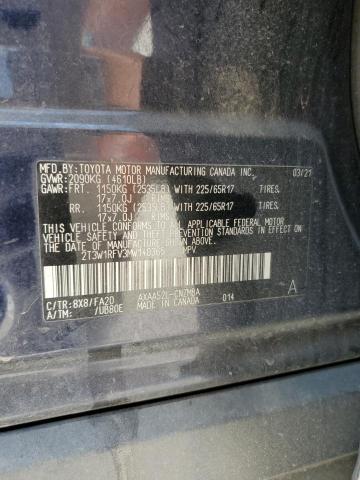 VIN 2T3W1RFV3MW140365 2021 Toyota RAV4, Xle no.13