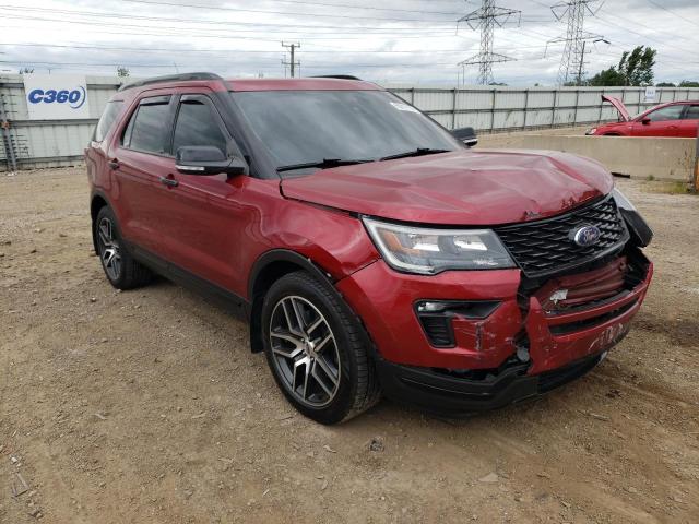 VIN 1FM5K8GT7KGB35822 2019 Ford Explorer, Sport no.4