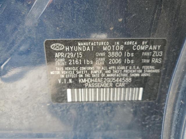 2016 HYUNDAI ELANTRA SE - KMHDH4AE2GU544588