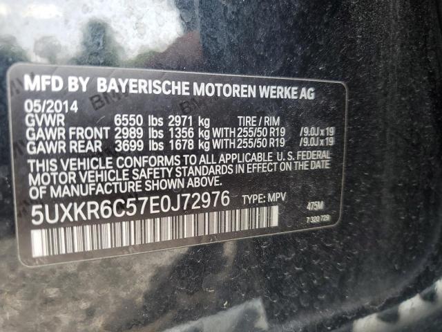 VIN 5UXKR6C57E0J72976 2014 BMW X5, Xdrive50I no.13