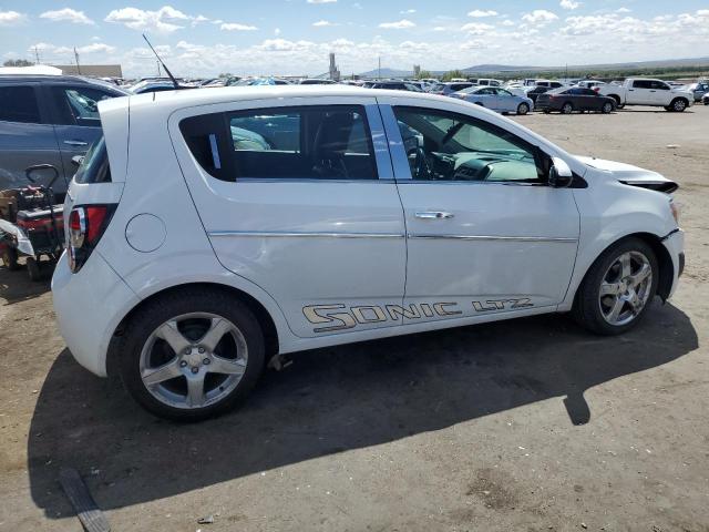 CHEVROLET SONIC LTZ 2012 white  gas 1G1JE6SH6C4224505 photo #4