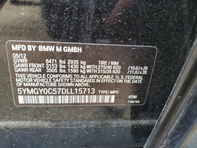 VIN 5YMGY0C57DLL15713 2013 BMW X5, M no.13