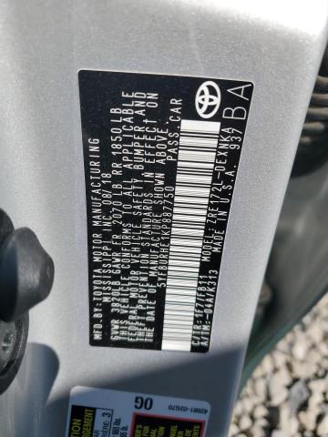2019 TOYOTA COROLLA L - 5YFBURHE1KP887750