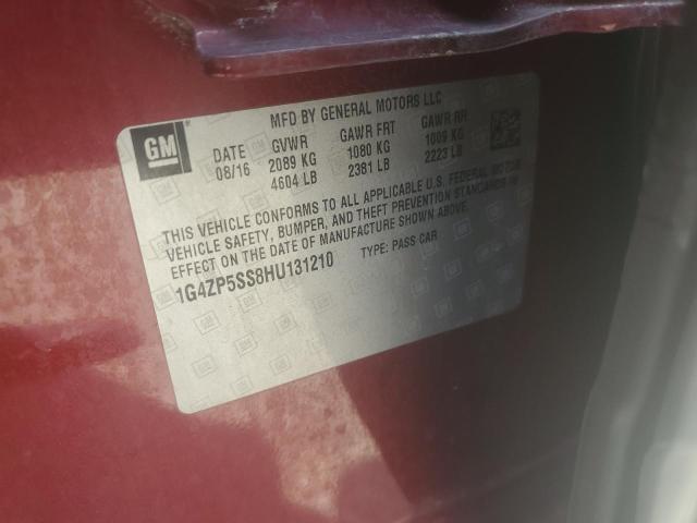 2017 BUICK LACROSSE E - 1G4ZP5SS8HU131210