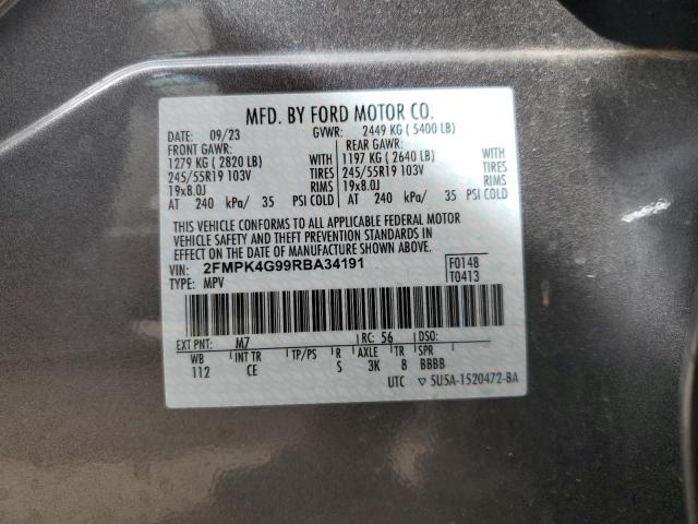 2024 FORD EDGE SE 2FMPK4G99RBA34191