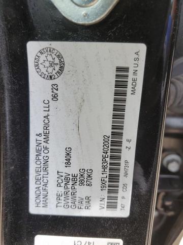 2023 HONDA CIVIC SPOR - 19XFL1H83PE402002