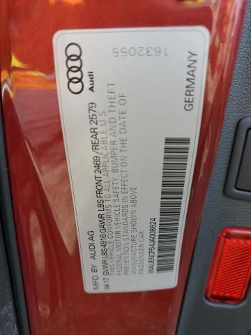 2018 AUDI A5 PREMIUM - WAUENCF54JA008624