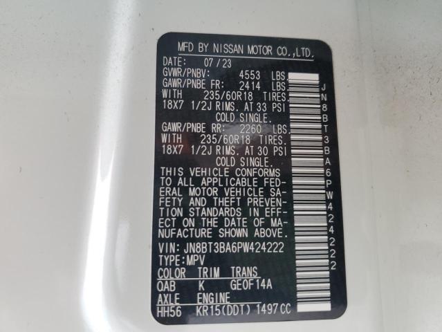 2023 NISSAN ROGUE SV - JN8BT3BA6PW424222