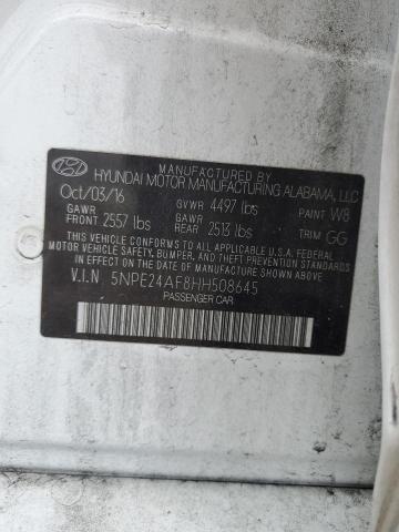 2017 HYUNDAI SONATA SE - 5NPE24AF8HH508645