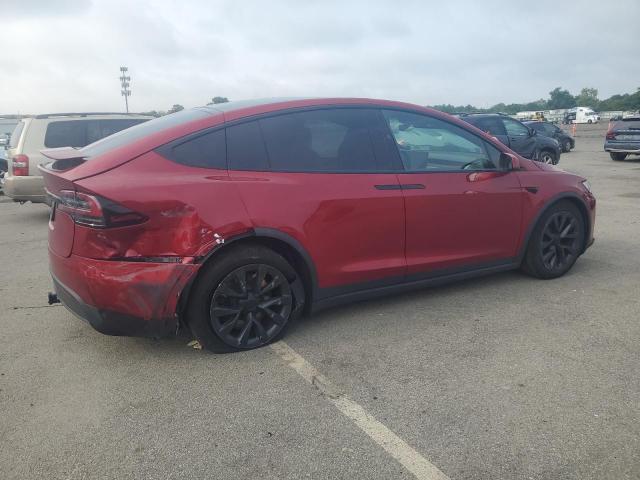 TESLA MODEL X 2023 red  electric 7SAXCBE50PF416490 photo #4