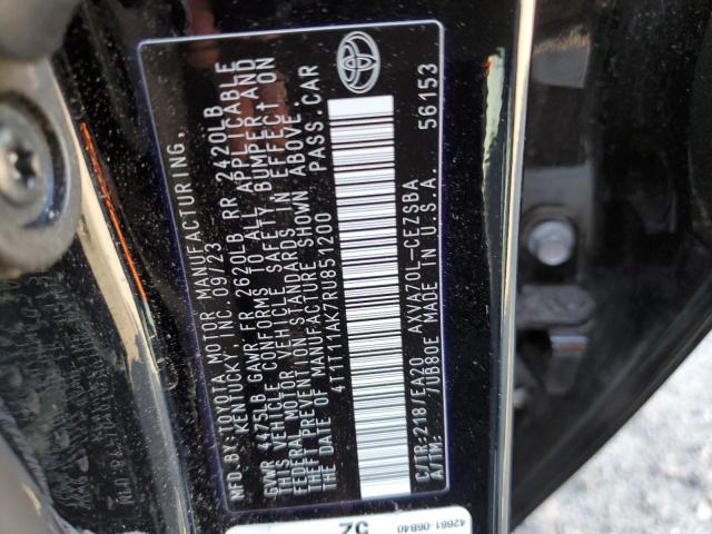 2024 TOYOTA CAMRY SE N - 4T1T11AK7RU851200