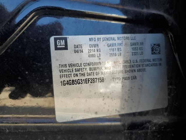 VIN 1G4GB5G31EF287158 2014 Buick Lacrosse no.12