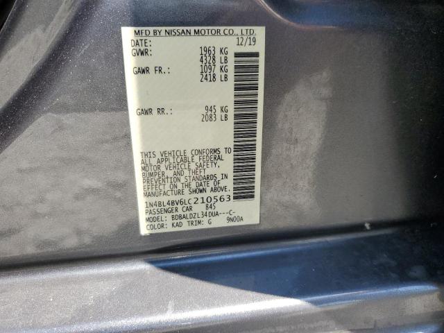 2020 NISSAN ALTIMA S - 1N4BL4BV6LC210563