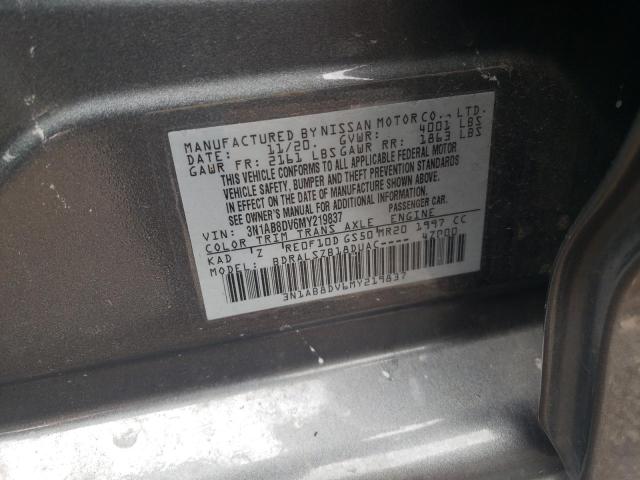 2021 NISSAN SENTRA SR - 3N1AB8DV6MY219837