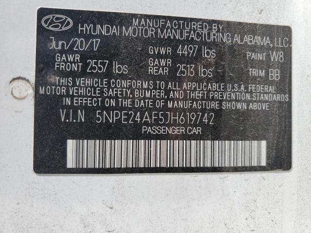 2018 HYUNDAI SONATA SE - 5NPE24AF5JH619742