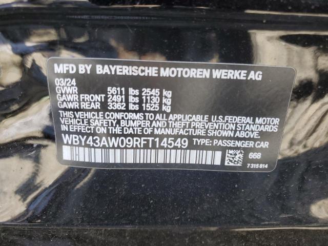 2024 BMW I4 EDRIVE - WBY43AW09RFT14549
