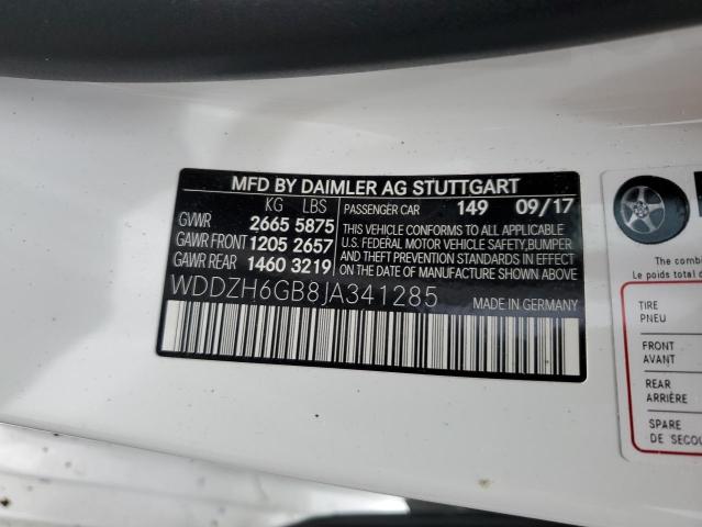 2018 MERCEDES-BENZ E 400 4MAT - WDDZH6GB8JA341285