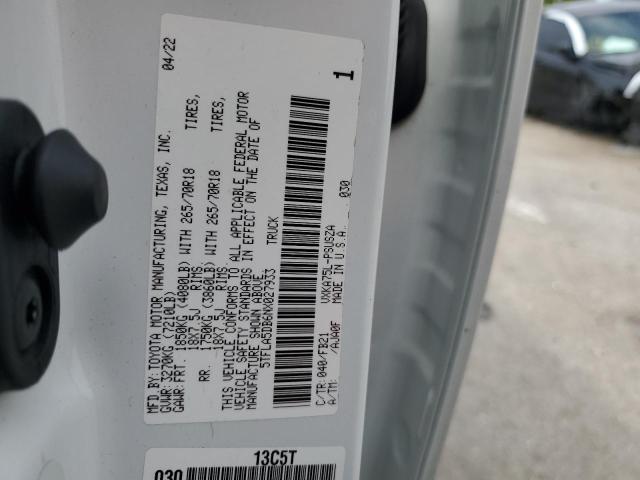 2022 TOYOTA TUNDRA CRE - 5TFLA5DB6NX027933