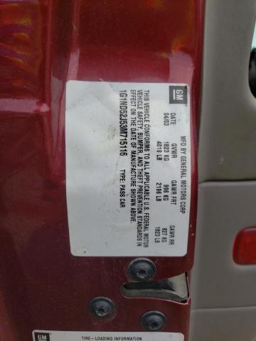 2003 CHEVROLET MALIBU #3282569869