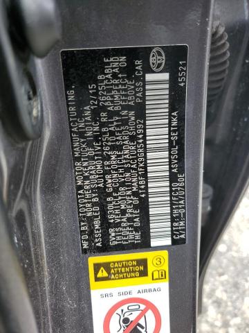 2016 TOYOTA CAMRY LE - 4T4BF1FK9GR544992