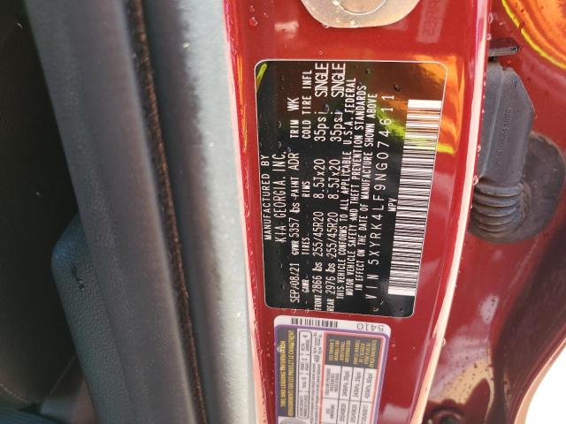 2022 KIA SORENTO SX - 5XYRK4LF9NG074611