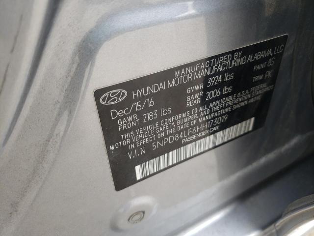 2017 HYUNDAI ELANTRA SE - 5NPD84LF6HH173019